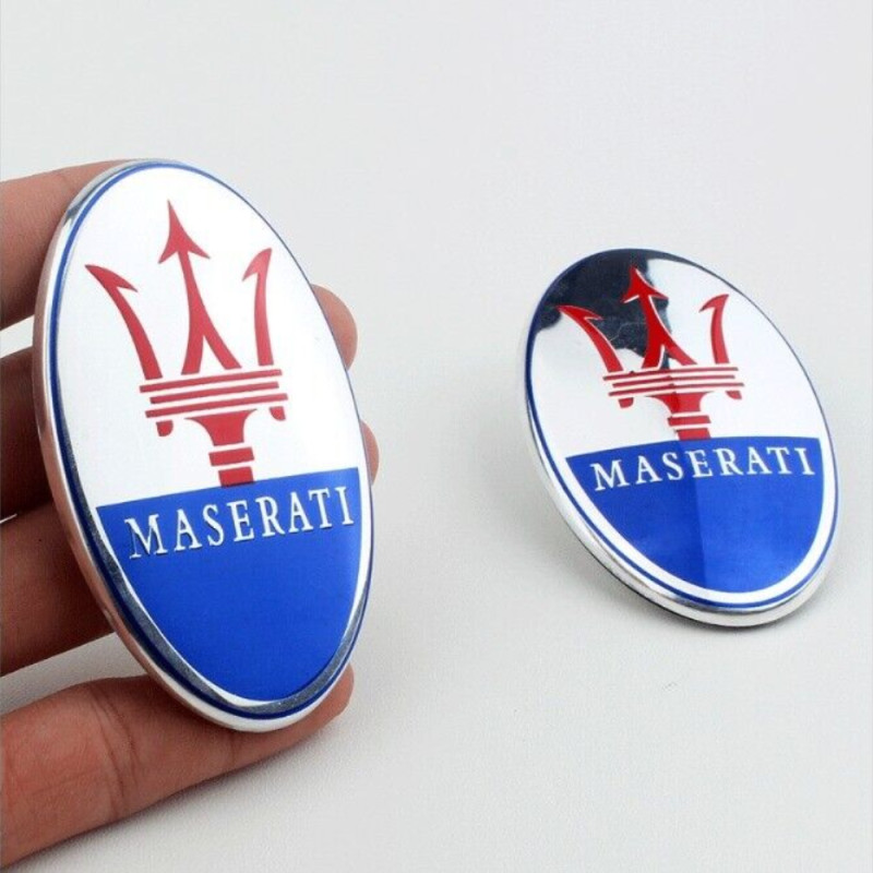 Front Car Hood Bonnet Emblem Sticker Badge For Maserati Ghibli