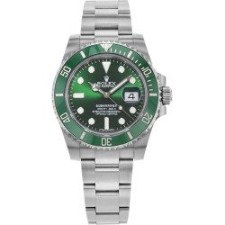 Steel Round "Hulk" Green Dial Men's Business Luxury Watch