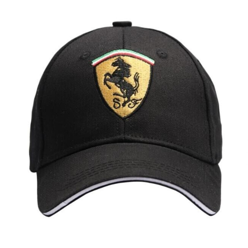 Adjustable Car Logo Embroidered Men Women Baseball Hat Cap For Ferrari