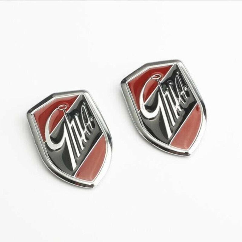 1 Pair GHIA Car Side Emblem Badge For Ford Mondeo Fiesta Focus