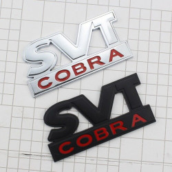 All Metal SVT COBRA Side Body Car Emblem For Ford Mustang