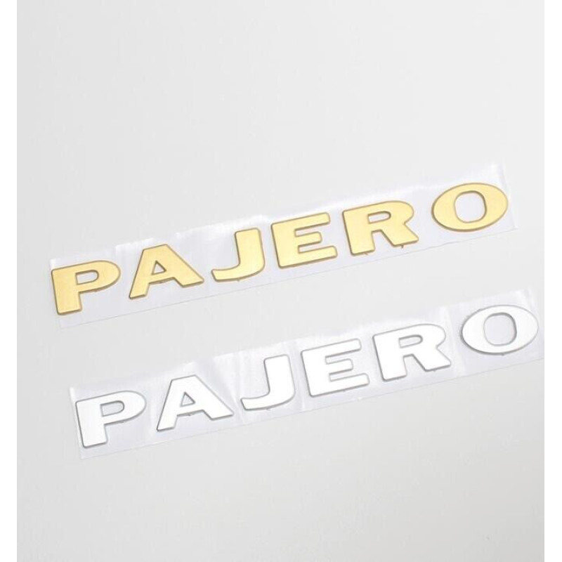 Car Rear Body Tailgate PAJERO Letter Sticker Emblem For Mitsubishi PAJERO