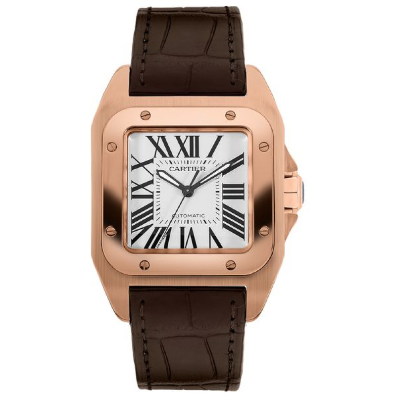 Roman Numeral Rose Gold Luxury Men’s Wrist Watch