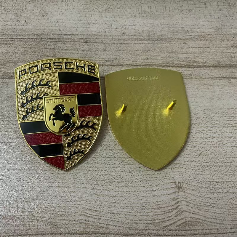 Car Front Hood Bonnet Logo Emblem For Porsche Boxster 911 Panamera Cayman Spyder